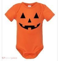 Halloween Pumpkin Baby Bodysuit thumb 0