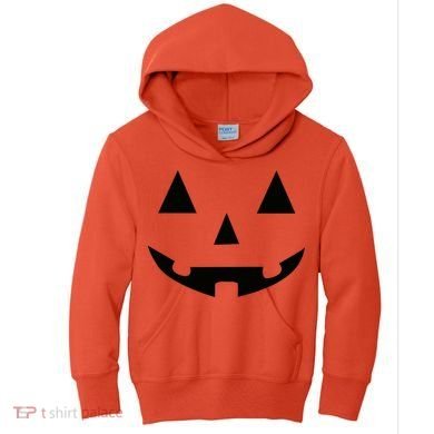 Halloween Pumpkin Kids Hoodie