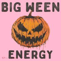 Halloween Pumpkin Head Big Ween Energy Spooky Coaster thumb 2
