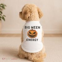 Halloween Pumpkin Head Big Ween Energy Spooky Doggie Tank thumb 2