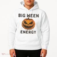 Halloween Pumpkin Head Big Ween Energy Spooky Hoodie thumb 2