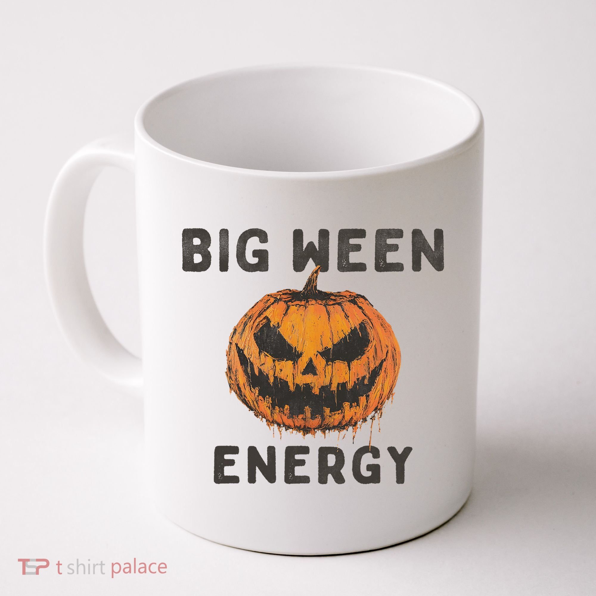 Halloween Pumpkin Head Big Ween Energy Spooky Coffee Mug