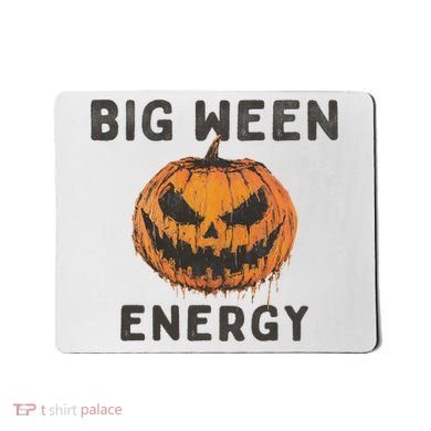 Halloween Pumpkin Head Big Ween Energy Spooky Mousepad