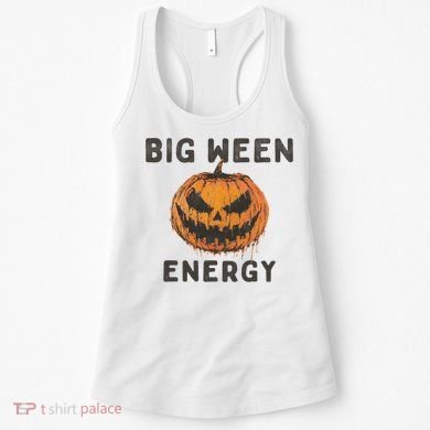 Halloween Pumpkin Head Big Ween Energy Spooky Women's Tank Top