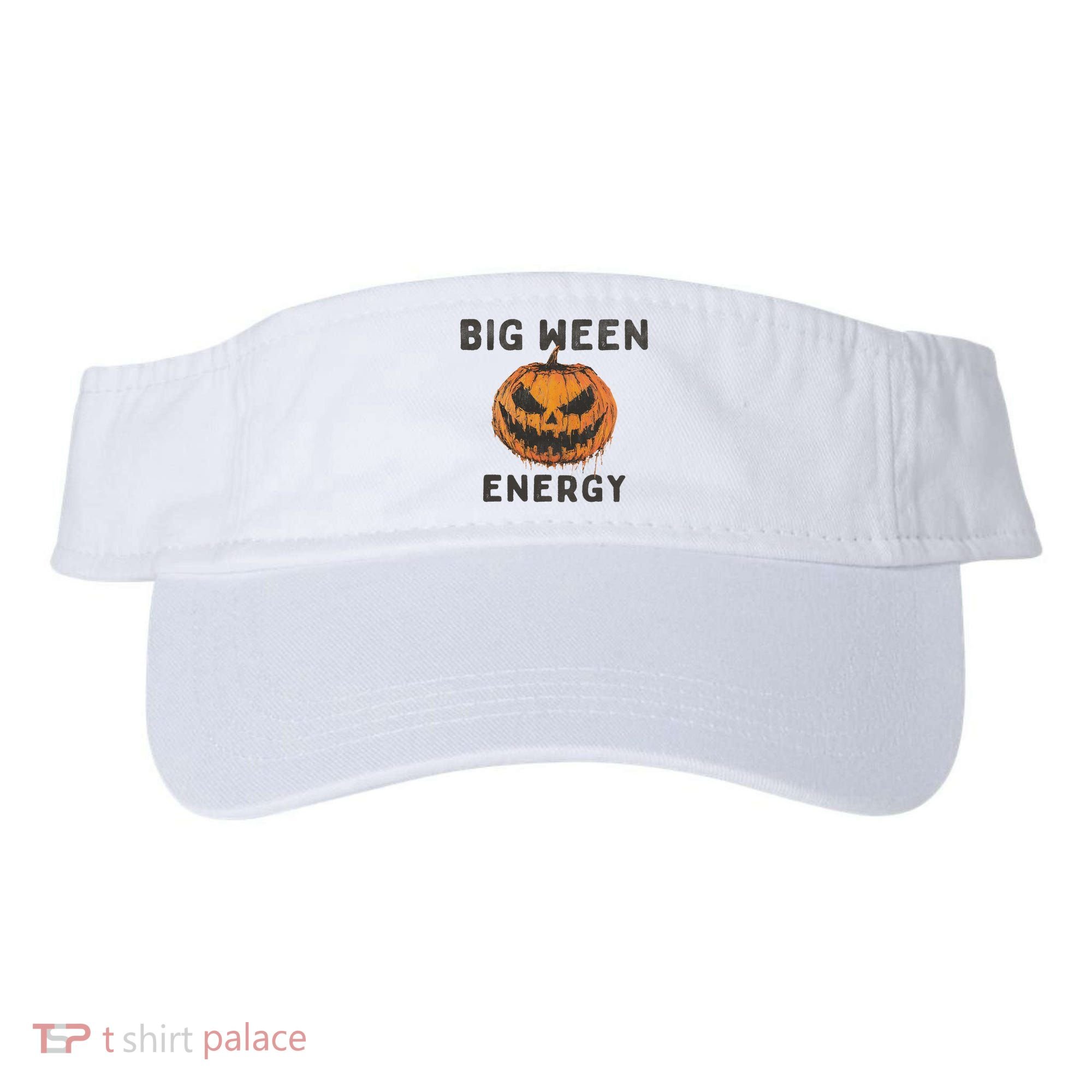 Halloween Pumpkin Head Big Ween Energy Spooky Visor
