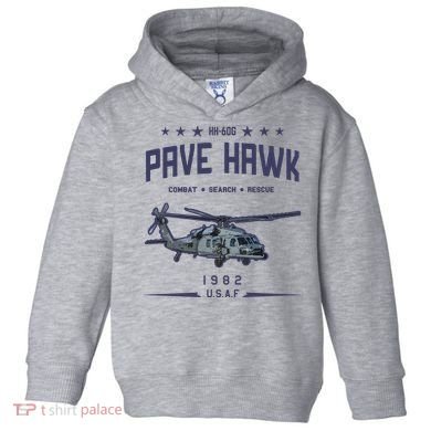 Hh60g Pavehawk Helicopter Toddler Hoodie