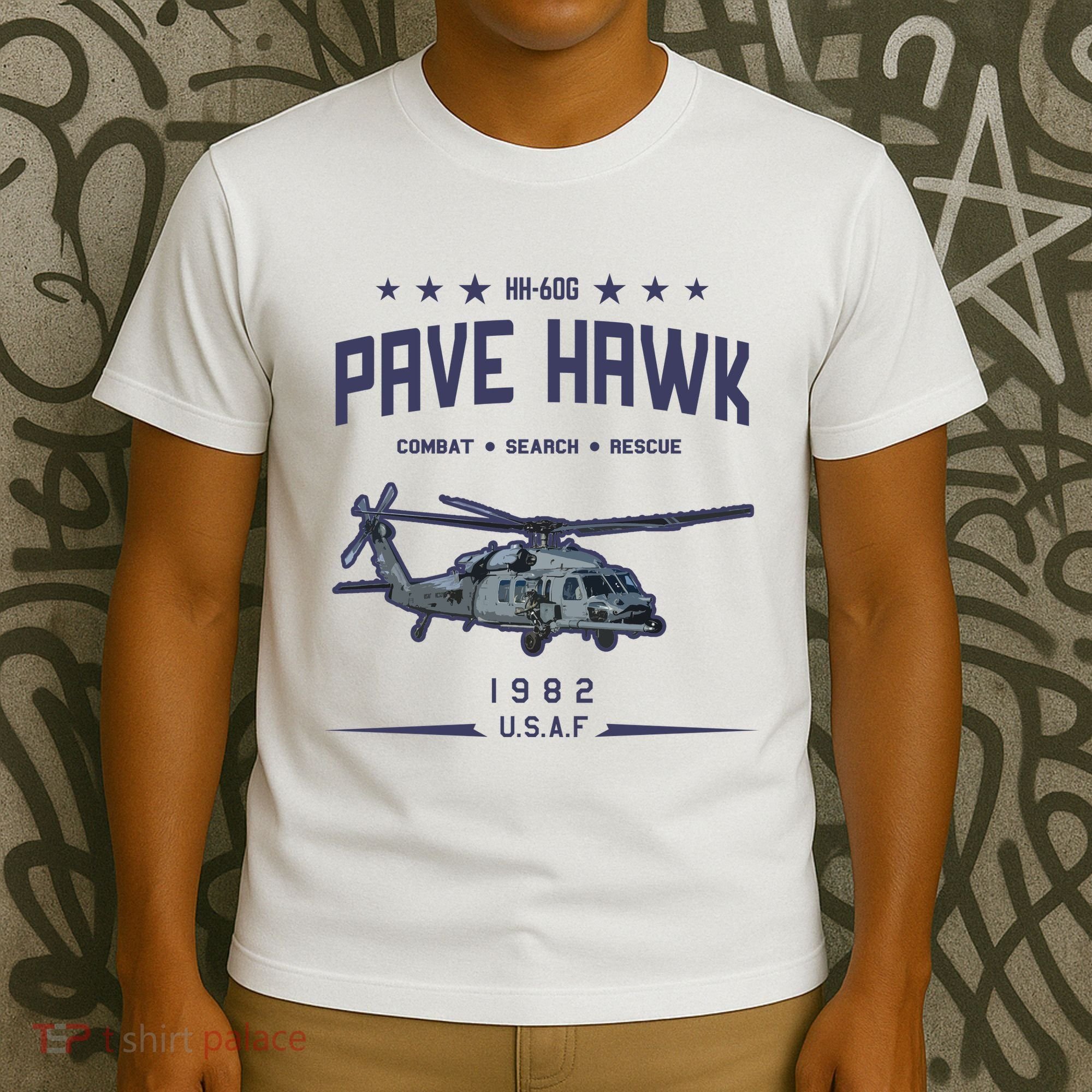Hh60g Pavehawk Helicopter T-Shirt