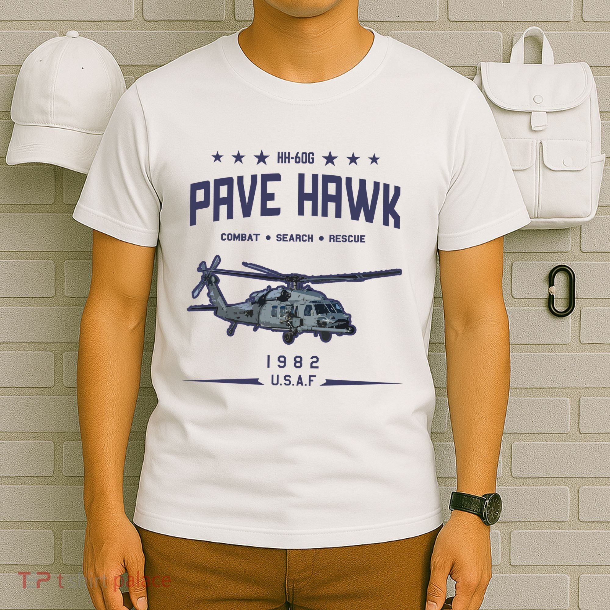 Hh60g Pavehawk Helicopter T-Shirt