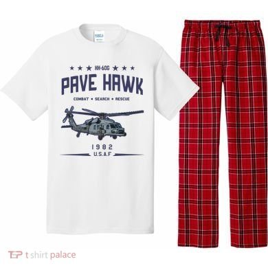 Hh60g Pavehawk Helicopter Pajama Set