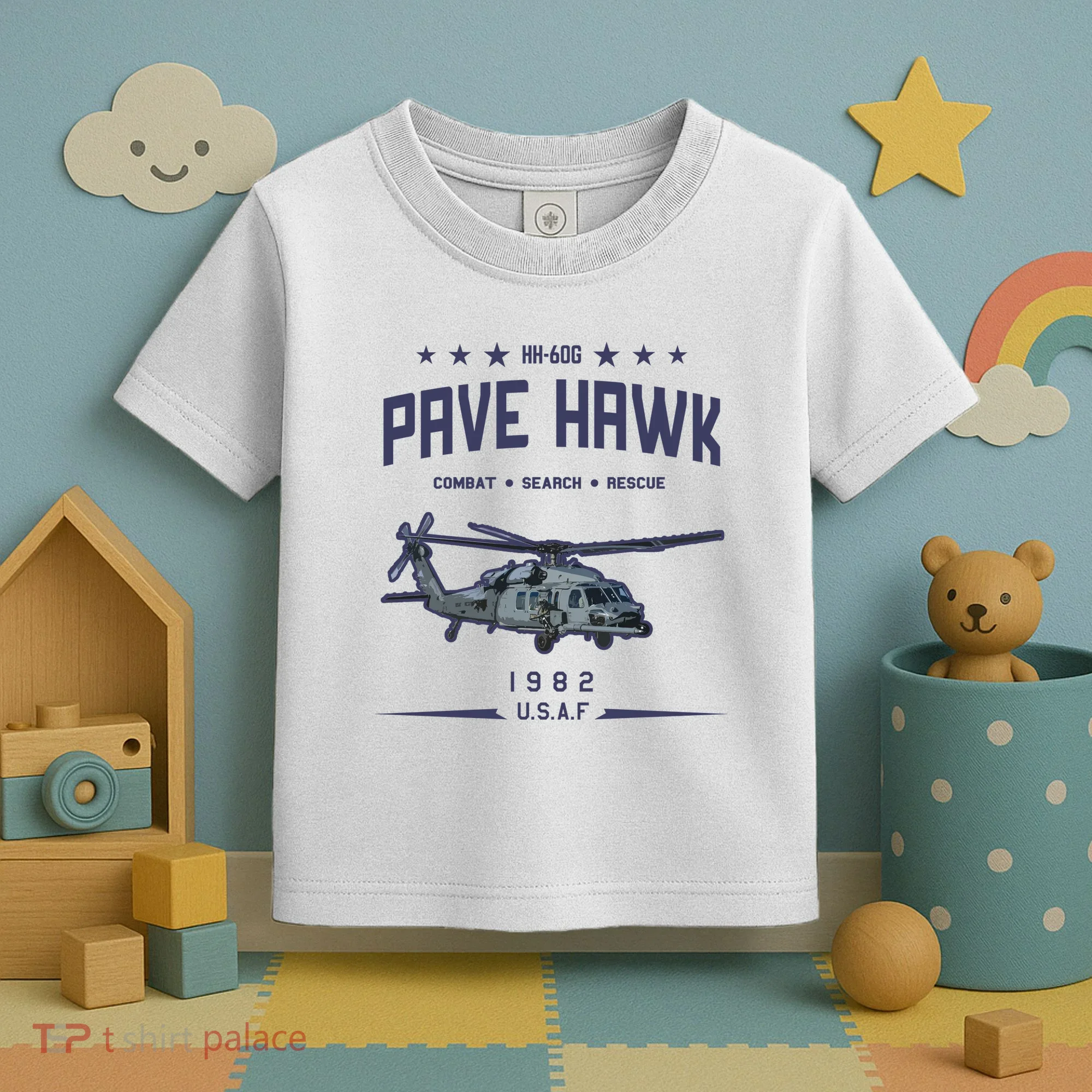 Hh60g Pavehawk Helicopter Toddler T-Shirt