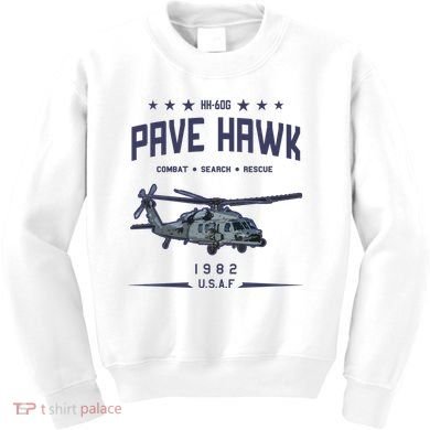 Hh60g Pavehawk Helicopter Kids Sweatshirt