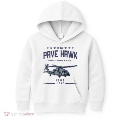 Hh60g Pavehawk Helicopter Kids Hoodie