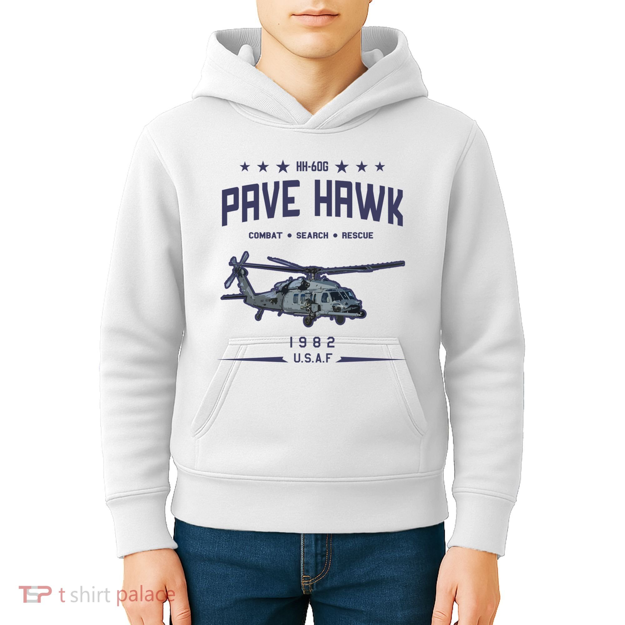 Hh60g Pavehawk Helicopter Kids Hoodie