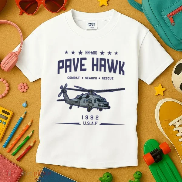 Hh60g Pavehawk Helicopter Kids T-Shirt
