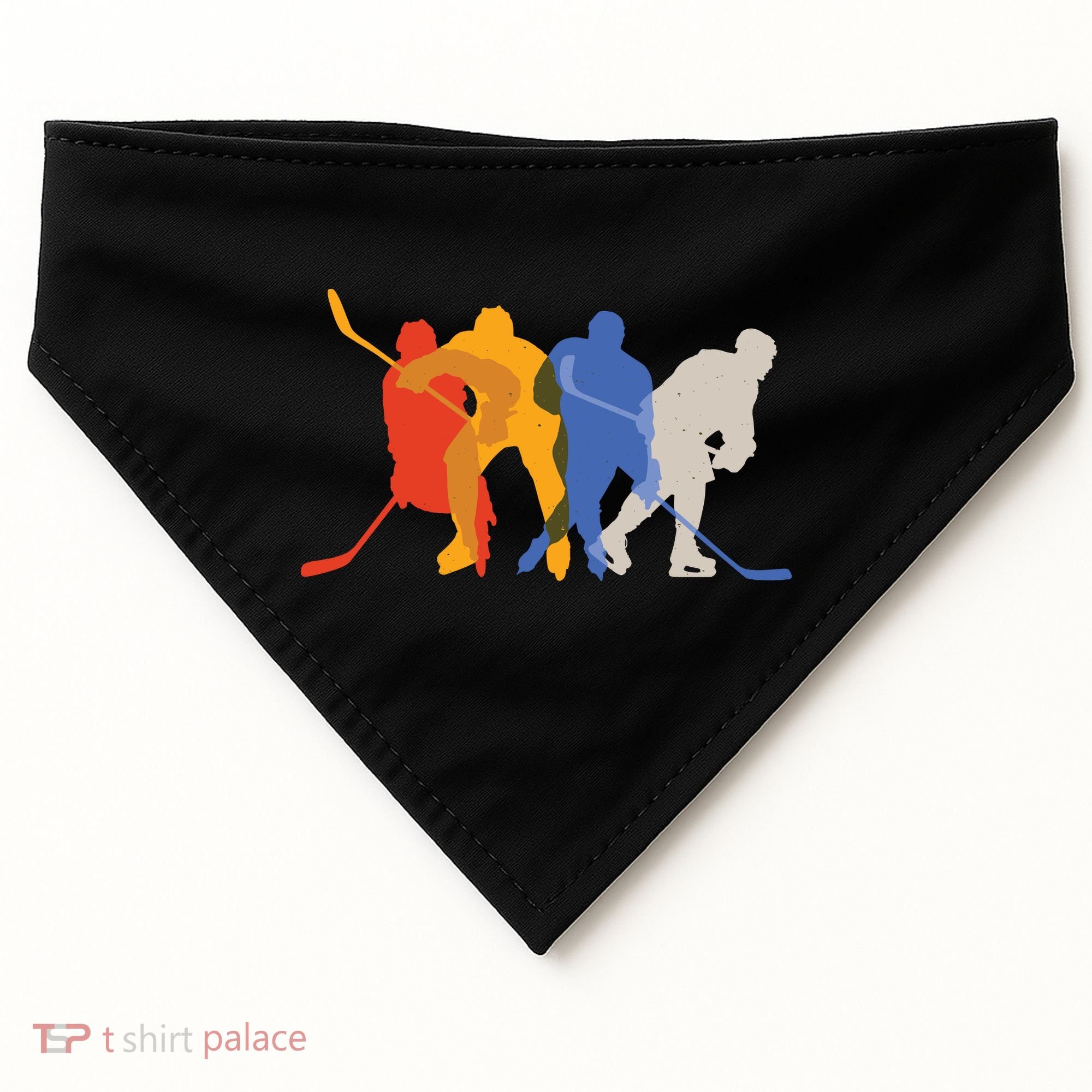 Hockey Players USA-Made Doggie Bandana