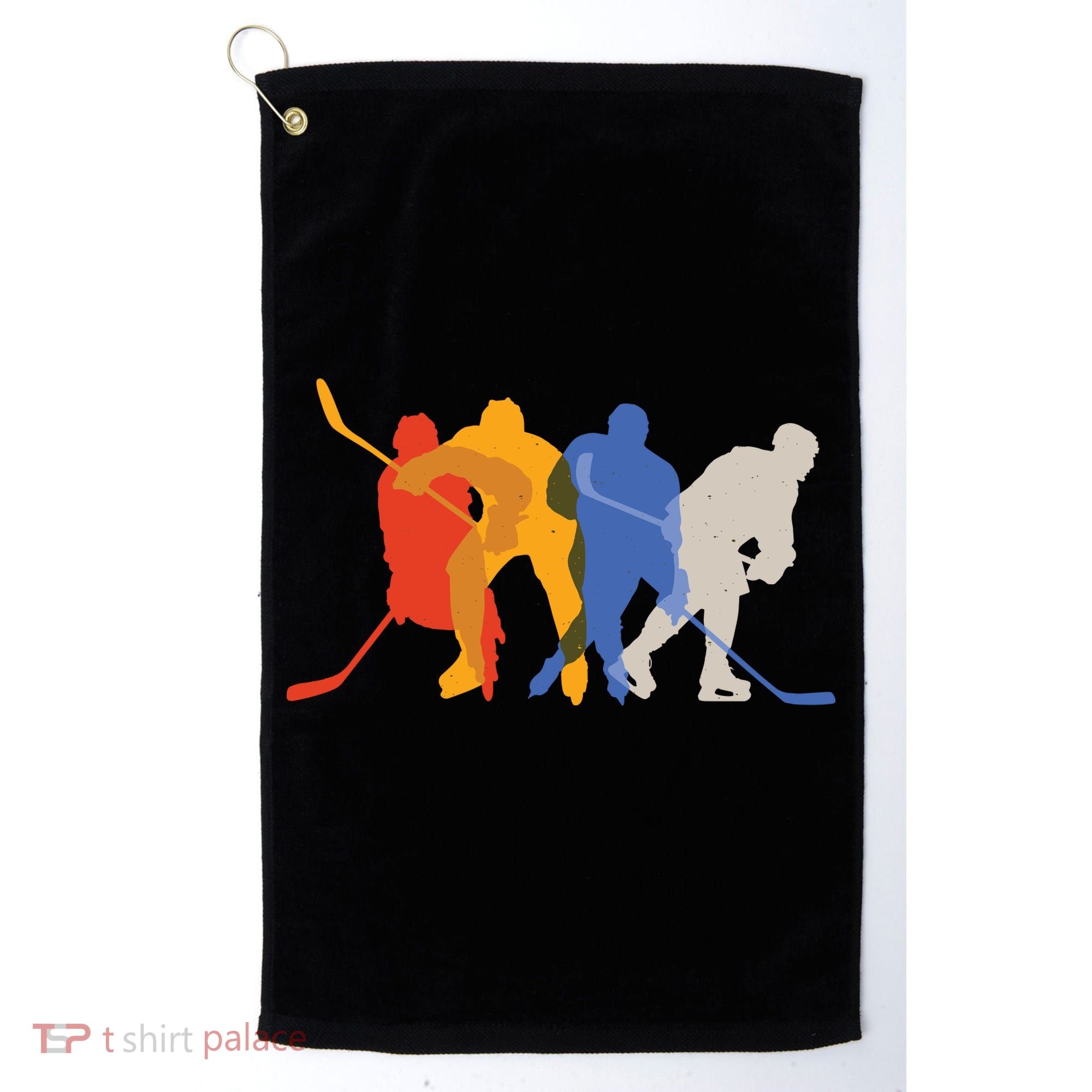 Hockey Players Golf Towel