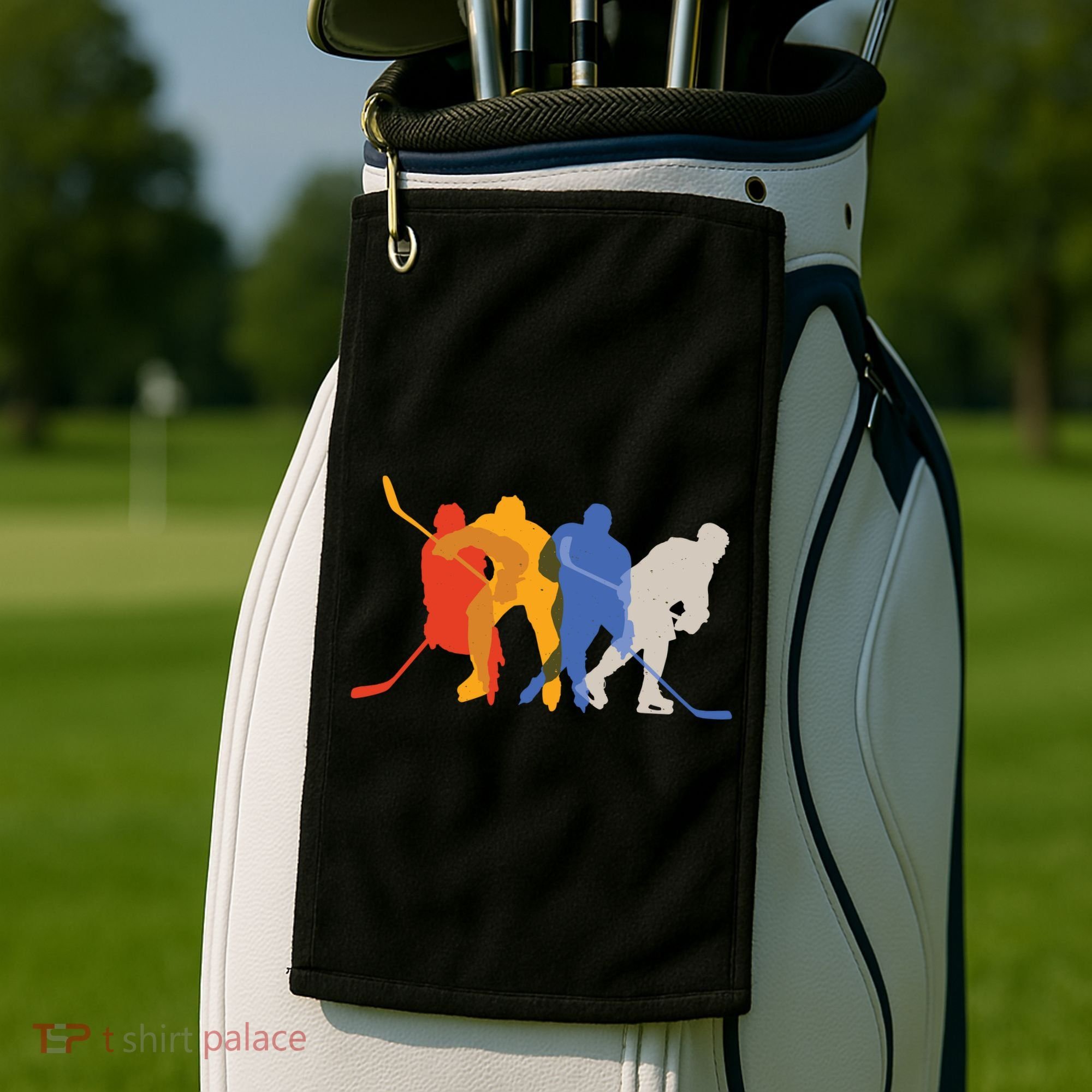 Hockey Players Golf Towel