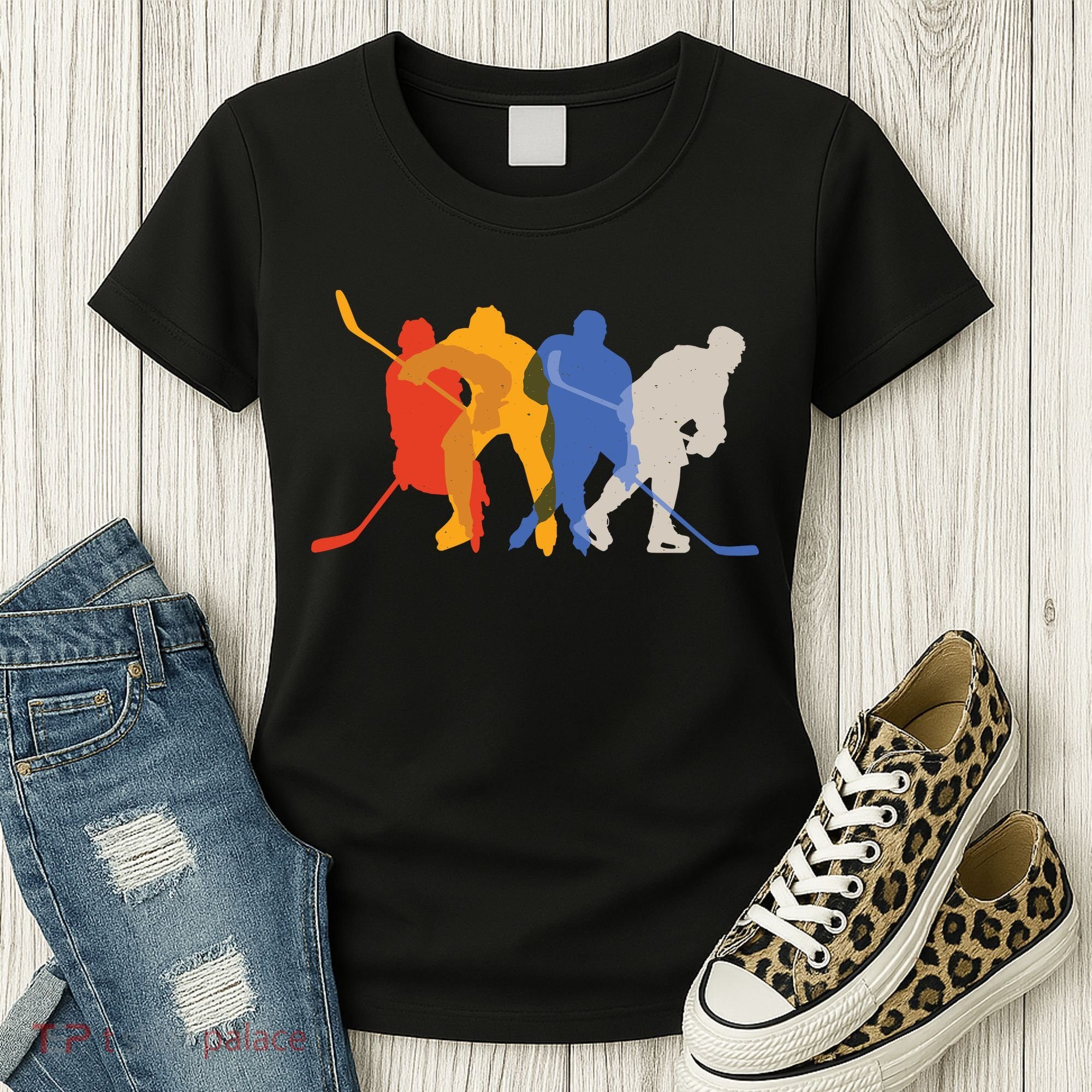 Hockey Players Women's T-Shirt