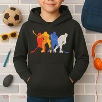 Hockey Players Kids Hoodie thumb 2