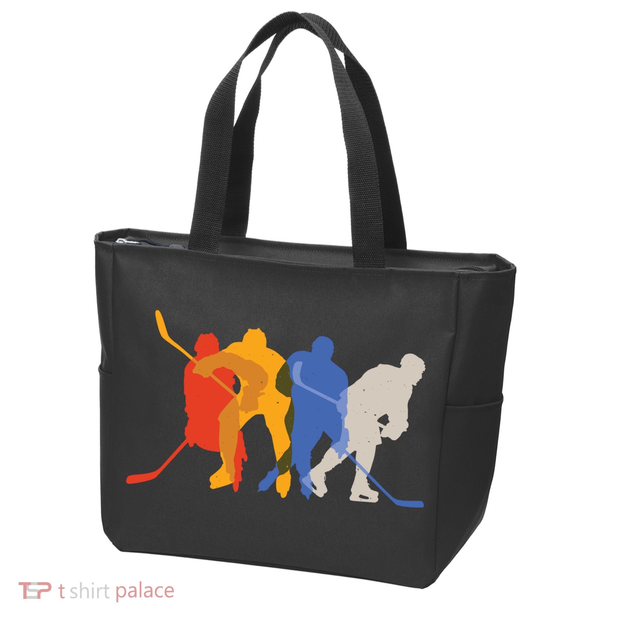 Hockey Players Tote Bag