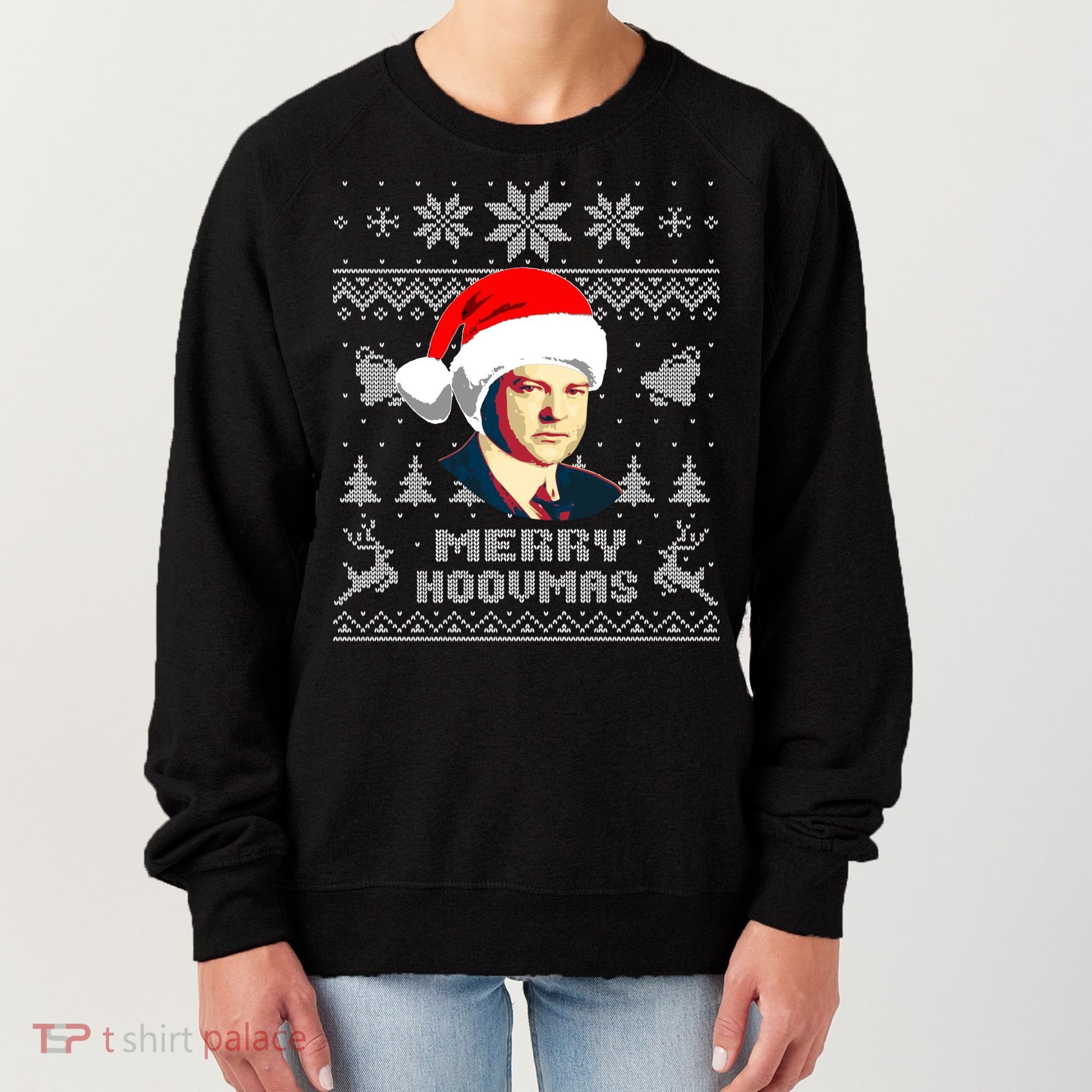 Herbert President Hoover Funny Christmas Holiday Xmas Gift Women's Sweatshirt