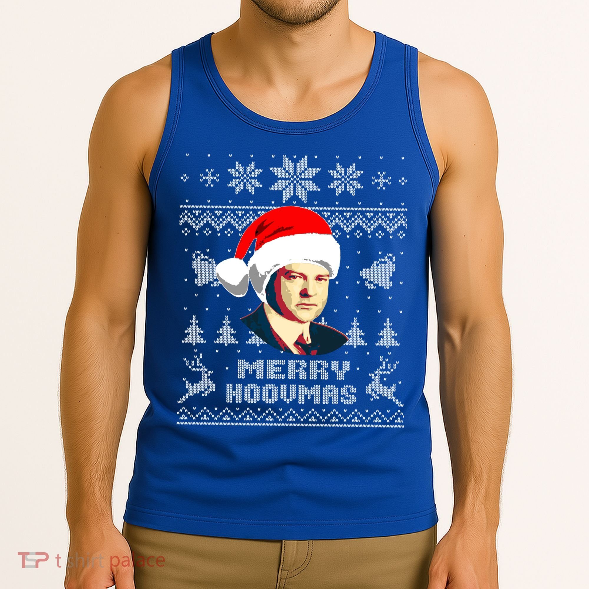 Herbert President Hoover Funny Christmas Holiday Xmas Gift Tank Top