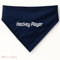 Hockey Player USA-Made Doggie Bandana thumb 0