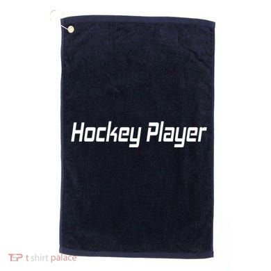 Hockey Player Golf Towel