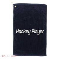 Hockey Player Golf Towel thumb 0