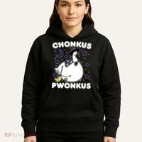 Honkus Ponkus Halloween Goose Meme Parody Chonkus Pwonkus Hoodie thumb 5