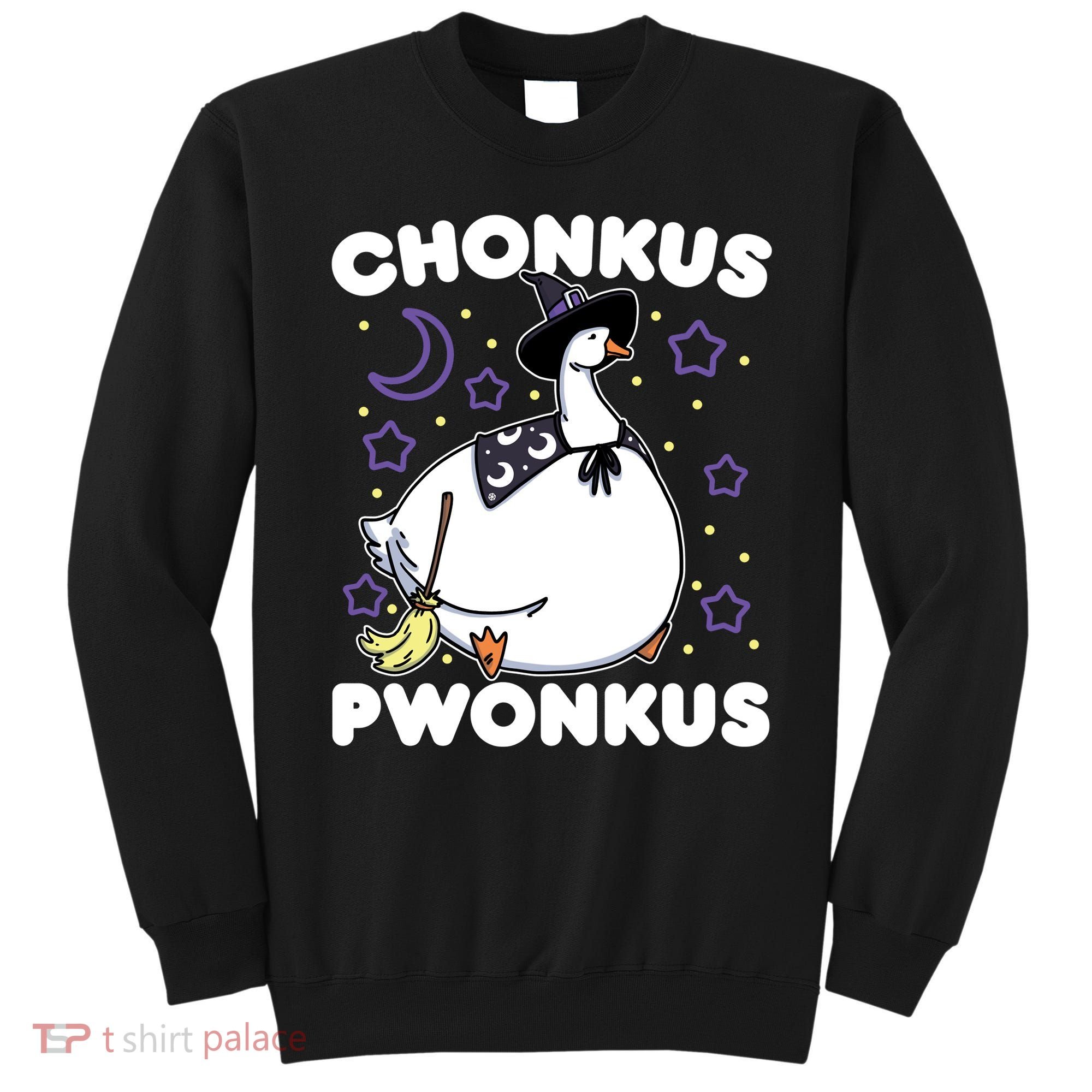 Honkus Ponkus Halloween Goose Meme Parody Chonkus Pwonkus Sweatshirt