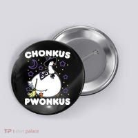 Honkus Ponkus Halloween Goose Meme Parody Chonkus Pwonkus Button thumb 0