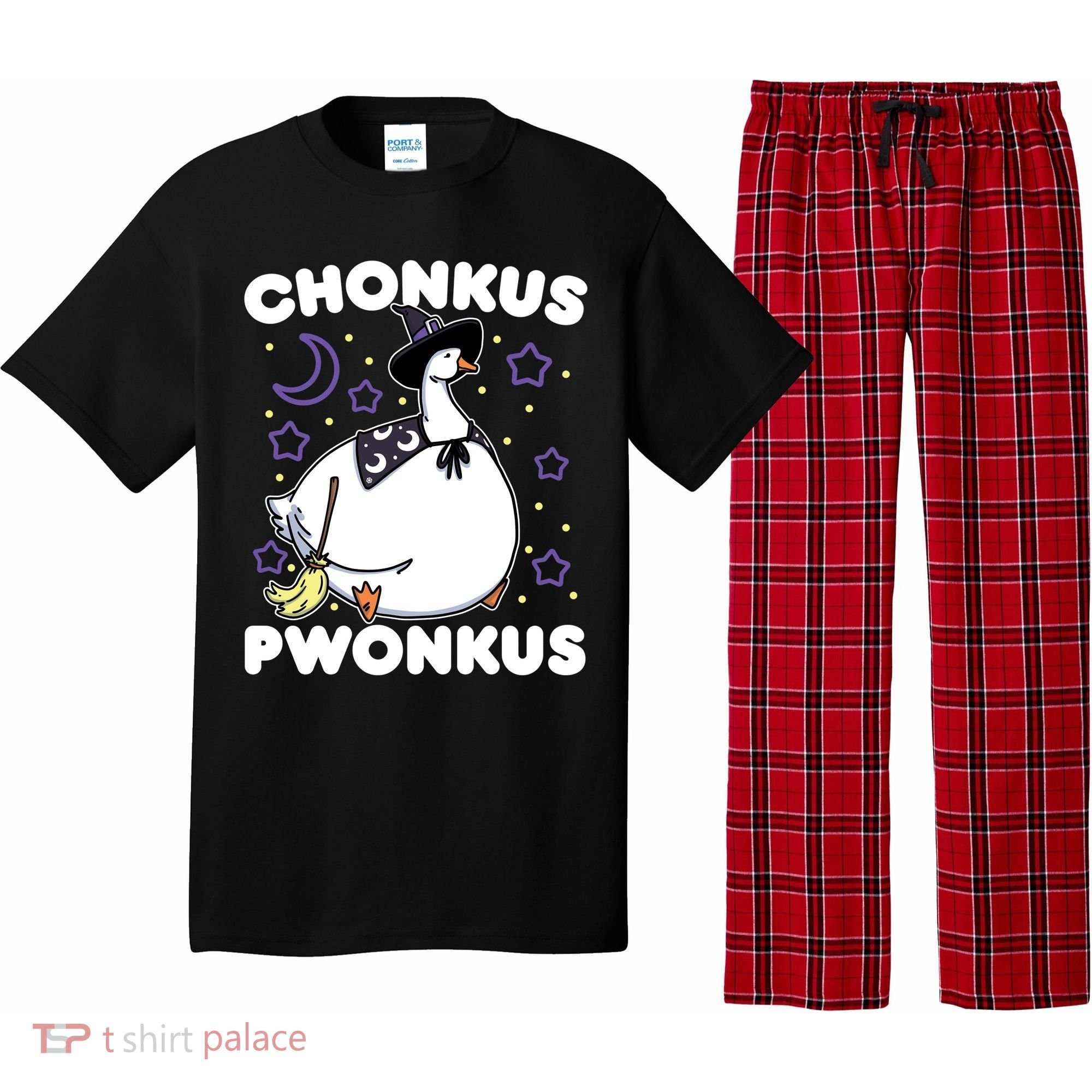 Honkus Ponkus Halloween Goose Meme Parody Chonkus Pwonkus Pajama Set