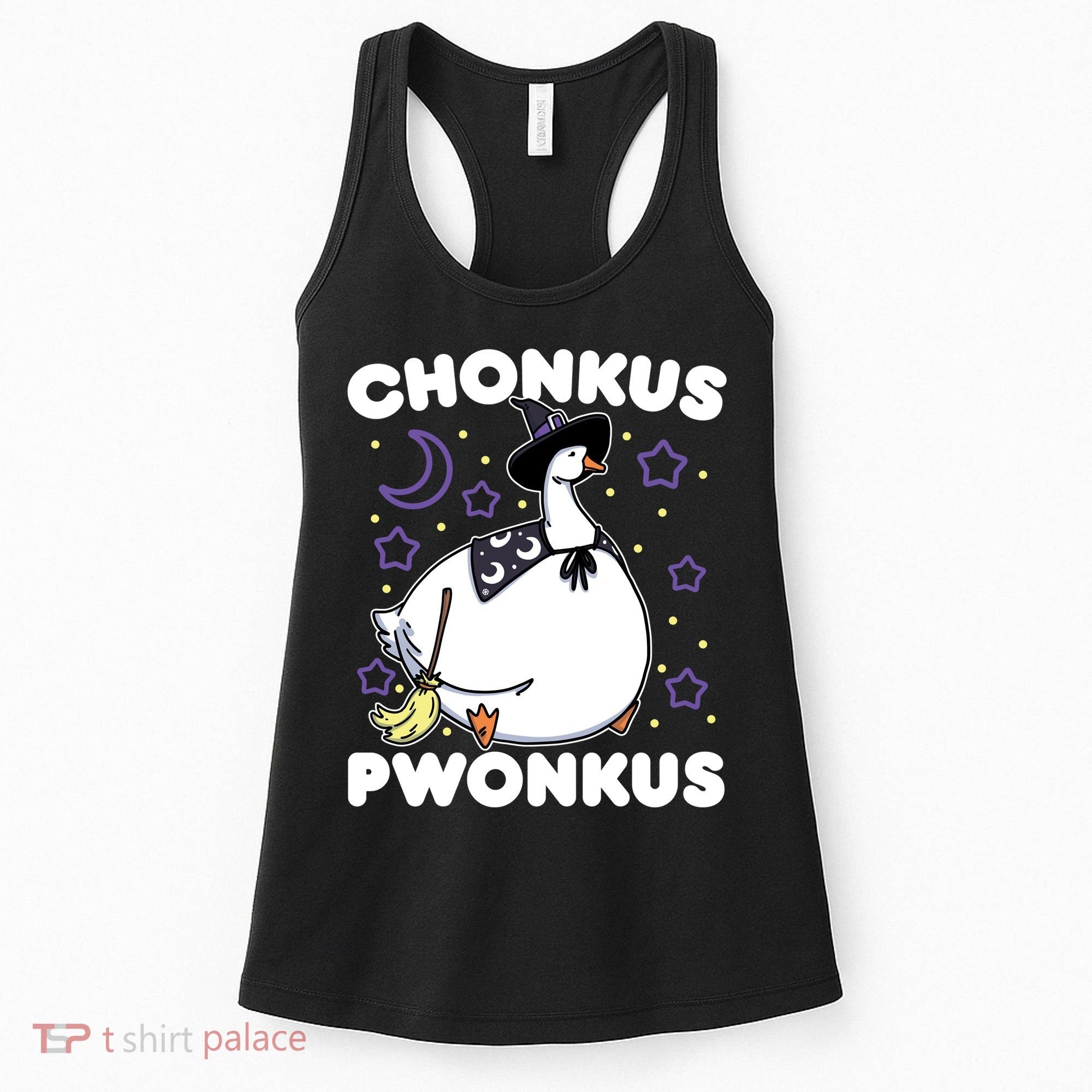 Honkus Ponkus Halloween Goose Meme Parody Chonkus Pwonkus Women's Tank Top