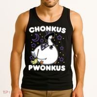Honkus Ponkus Halloween Goose Meme Parody Chonkus Pwonkus Tank Top thumb 3