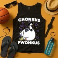 Honkus Ponkus Halloween Goose Meme Parody Chonkus Pwonkus Tank Top thumb 4