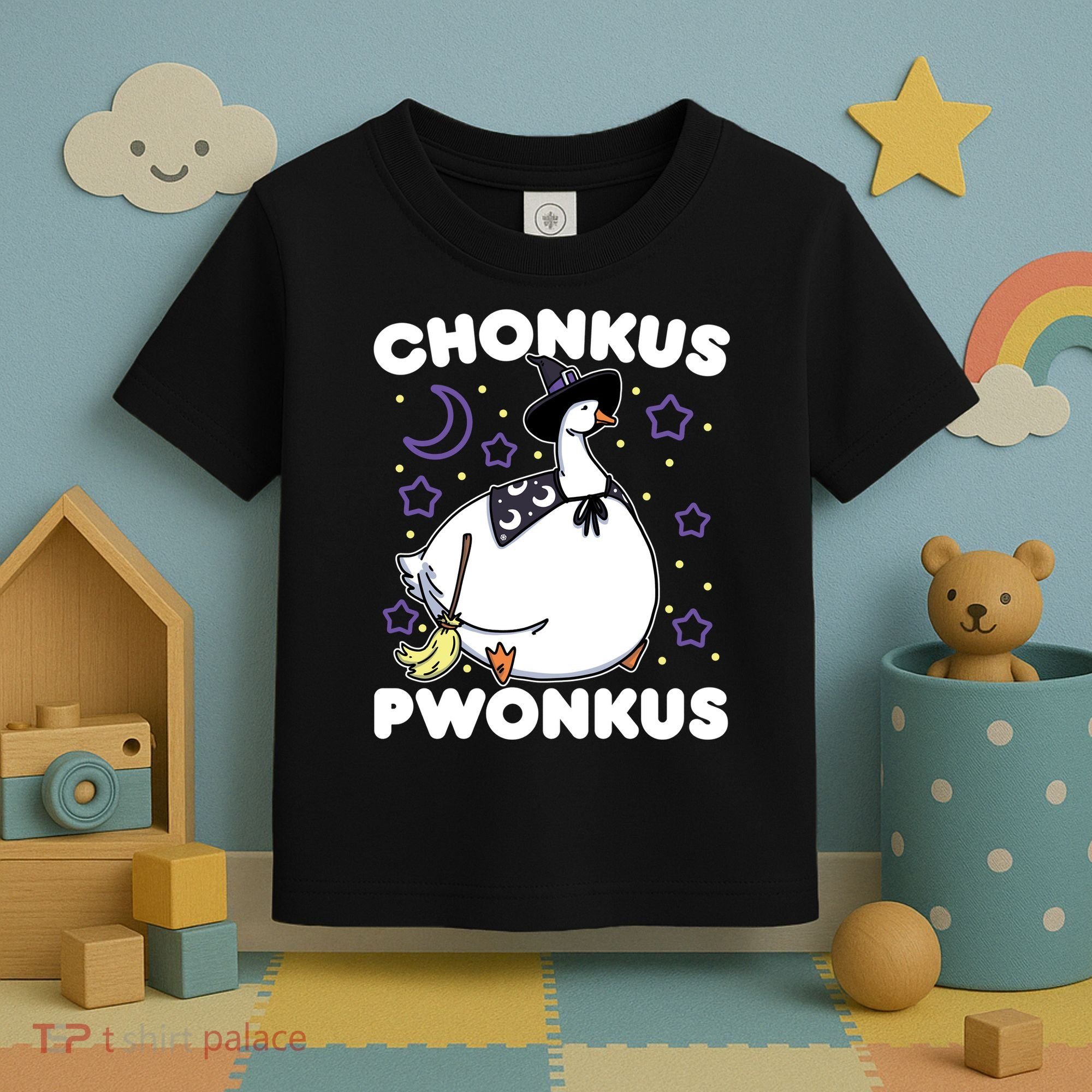 Honkus Ponkus Halloween Goose Meme Parody Chonkus Pwonkus Toddler T-Shirt