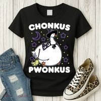 Honkus Ponkus Halloween Goose Meme Parody Chonkus Pwonkus Women's T-Shirt thumb 3