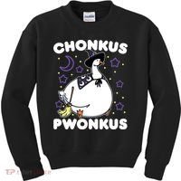 Honkus Ponkus Halloween Goose Meme Parody Chonkus Pwonkus Kids Sweatshirt thumb 0