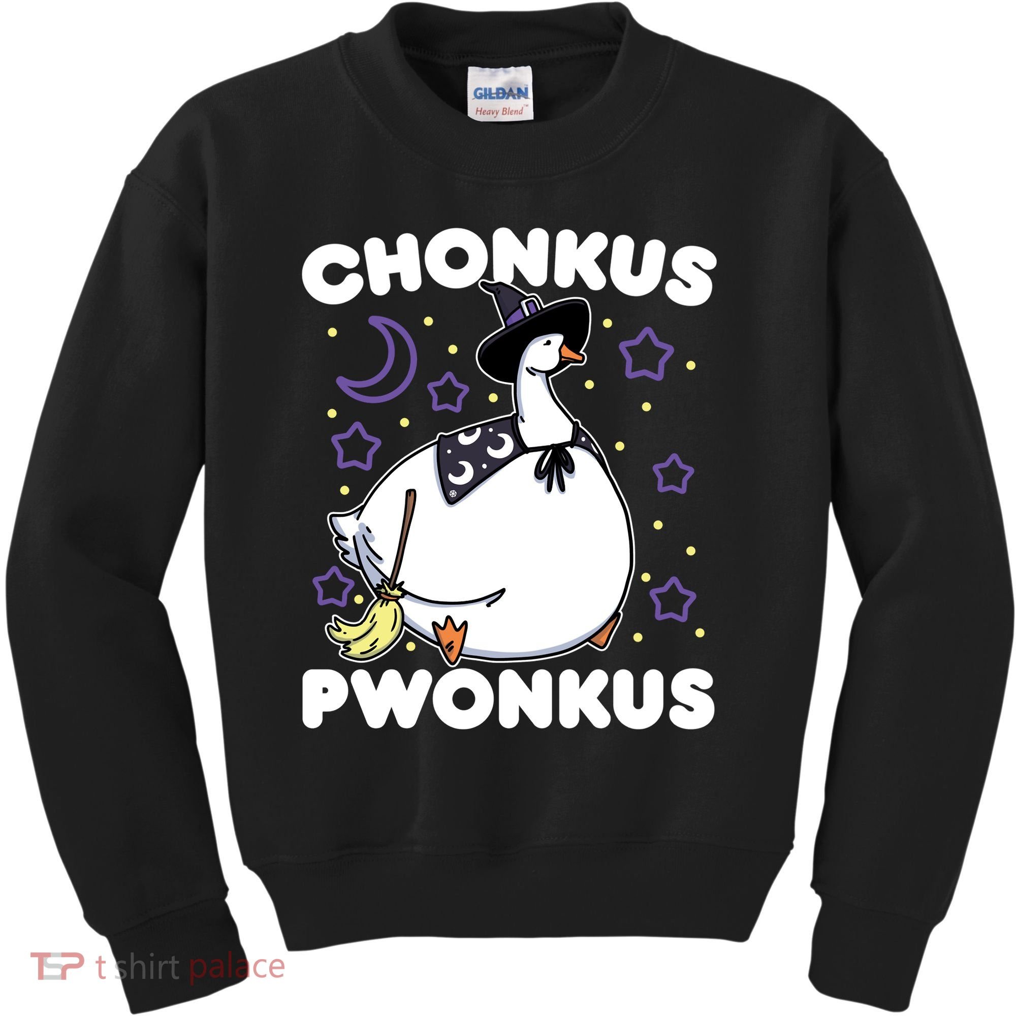 Honkus Ponkus Halloween Goose Meme Parody Chonkus Pwonkus Kids Sweatshirt