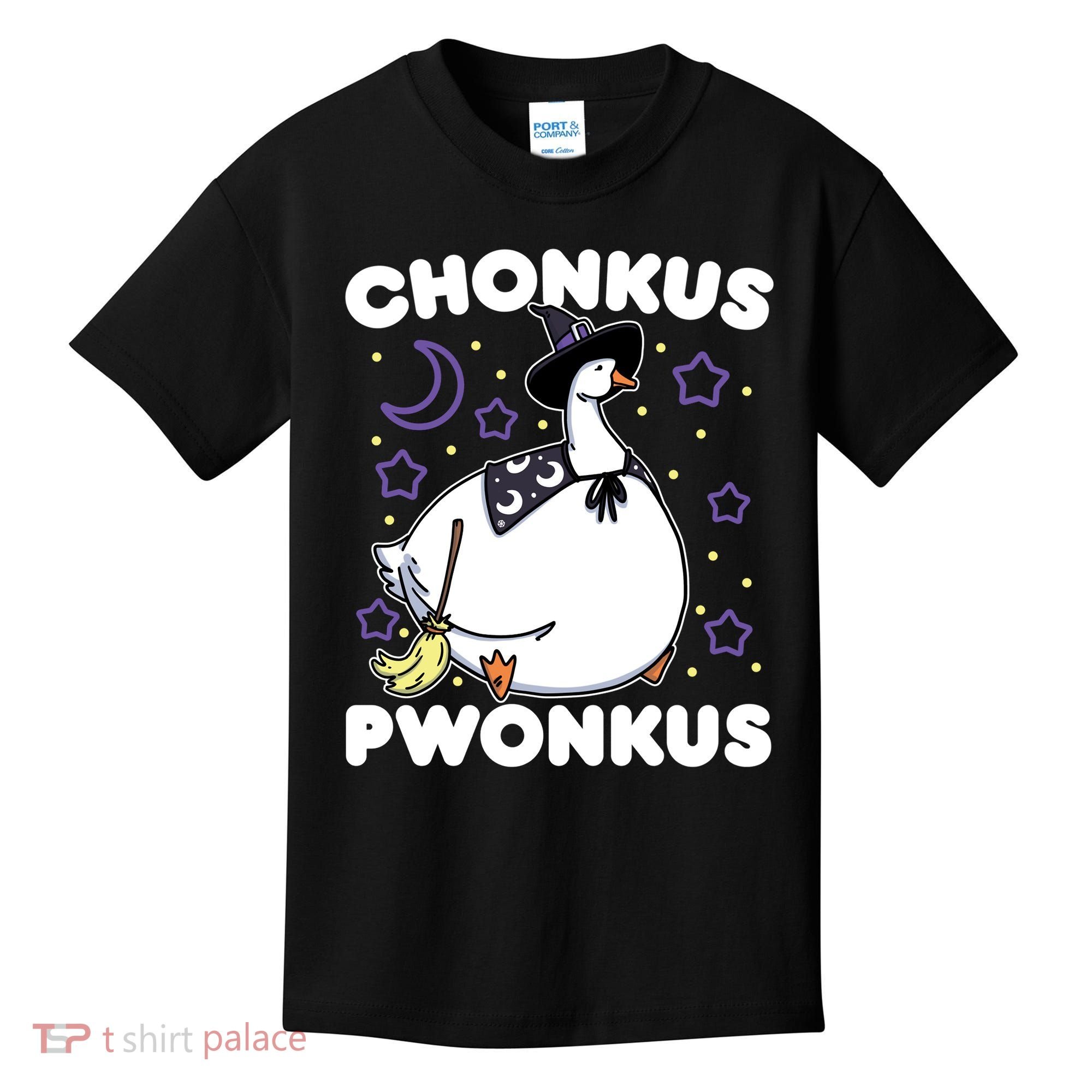Honkus Ponkus Halloween Goose Meme Parody Chonkus Pwonkus Kids T-Shirt