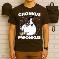 Honkus Ponkus Halloween Goose Meme Parody Chonkus Pwonkus T-Shirt thumb 6