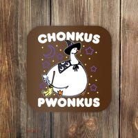 Honkus Ponkus Halloween Goose Meme Parody Chonkus Pwonkus Coaster thumb 0