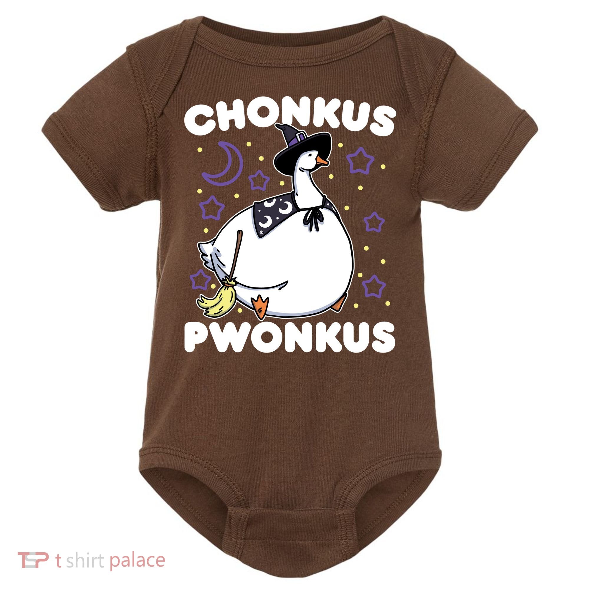 Honkus Ponkus Halloween Goose Meme Parody Chonkus Pwonkus Baby Bodysuit