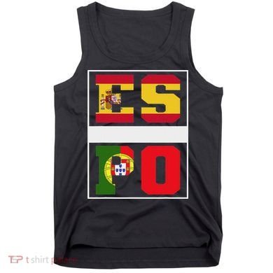 Half Portuguese Half Spanish Mixed Heritage Portugal Spain Tank Top
