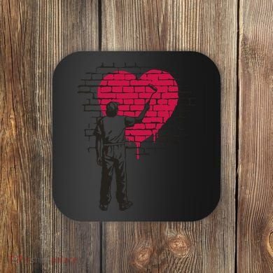 Heart Painter Coaster