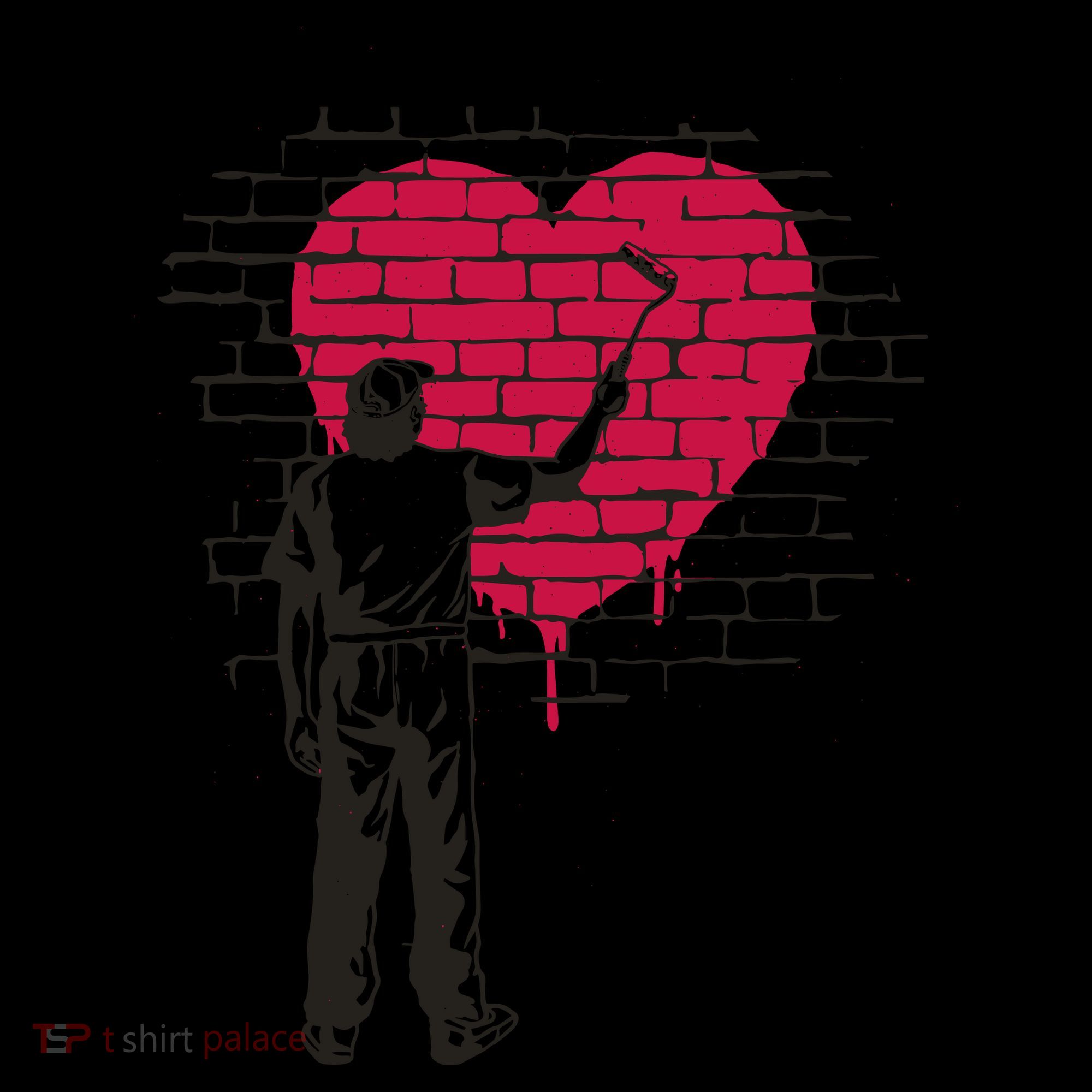 Heart Painter Toddler Hoodie