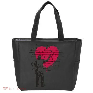 Heart Painter Tote Bag