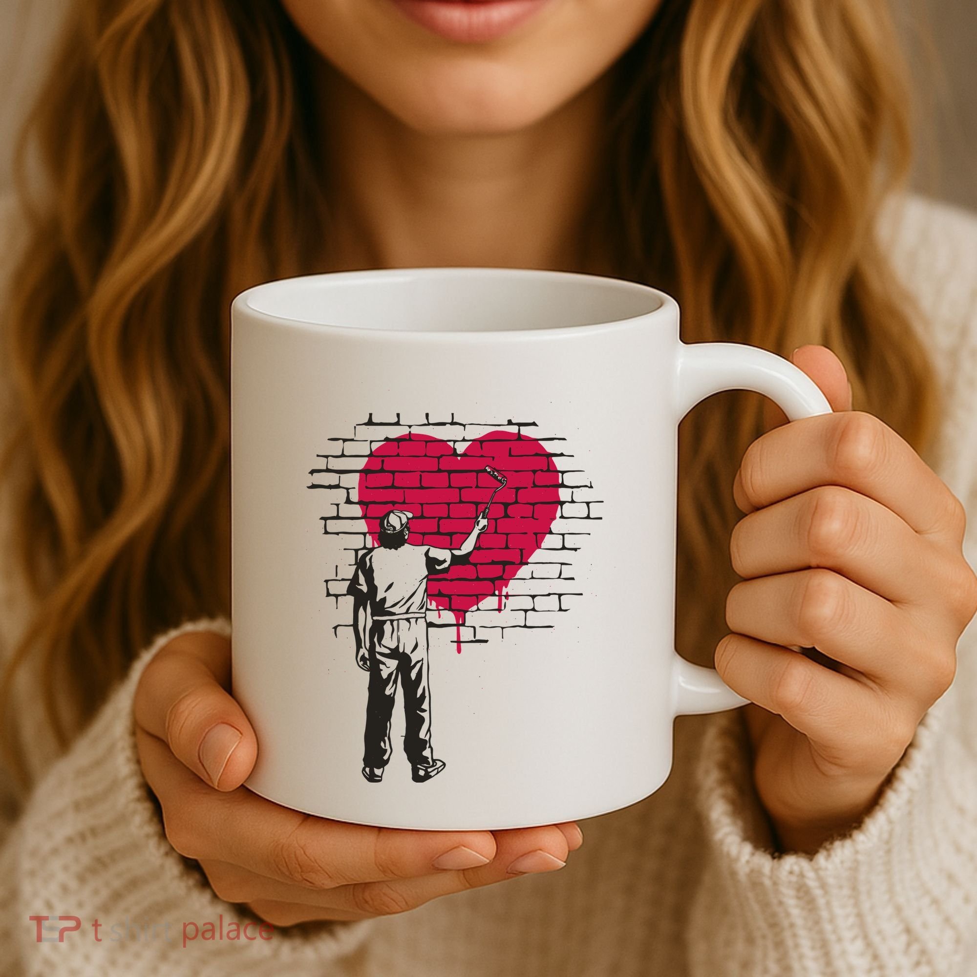 Heart Painter Coffee Mug