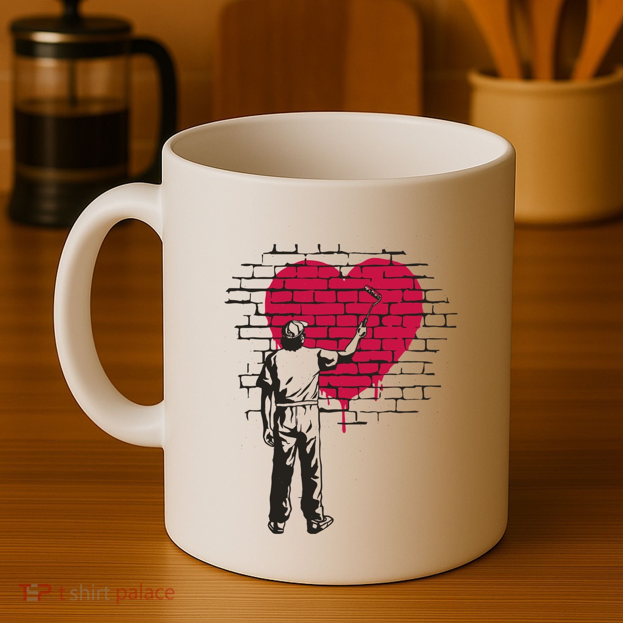 Heart Painter Coffee Mug